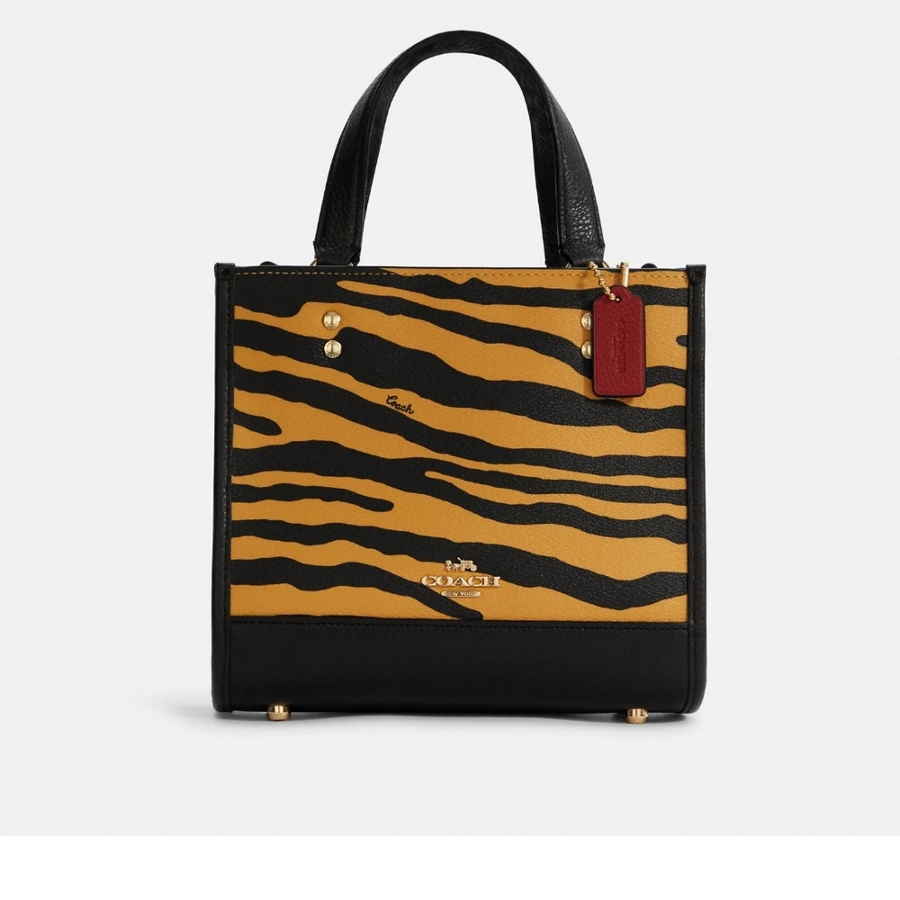 Coach Dempsey Tote Tiger Bag Lunar 2022